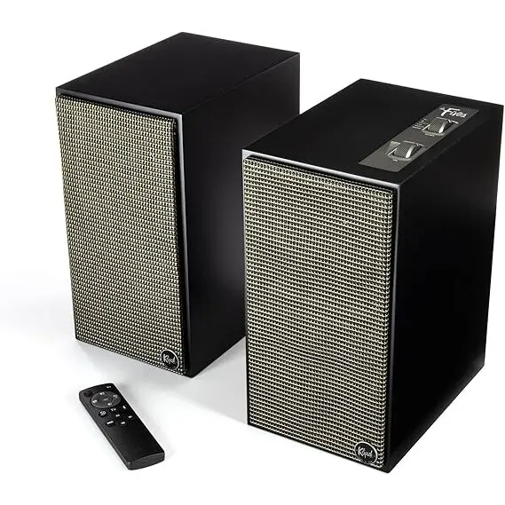 Klipsch Boxe active The Fives, Negru mat, pereche