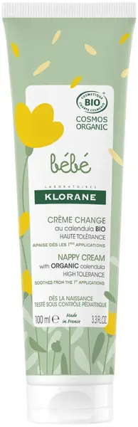 Klorane Bebe Cremă pentru schimbarea scutecelor, 100 ml