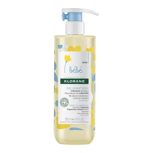 Klorane Bebe gel spumant pentru par si corp 500ml Zephyr Labs