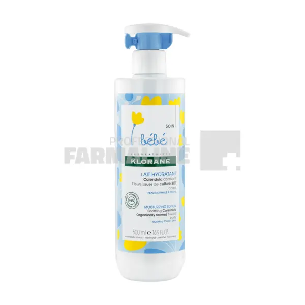 Klorane Bebe Lapte hidratant masaj 500 ml