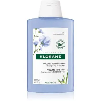 Klorane Flax Fiber Bio Sampon pentru par fin, moale