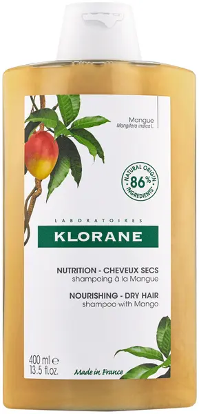 Klorane Mango Șampon hidratant, 400 ml