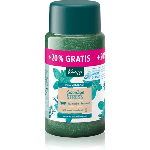 Kneipp Goodbye Stress saruri de baie Watermint & Rosemary 600 g
