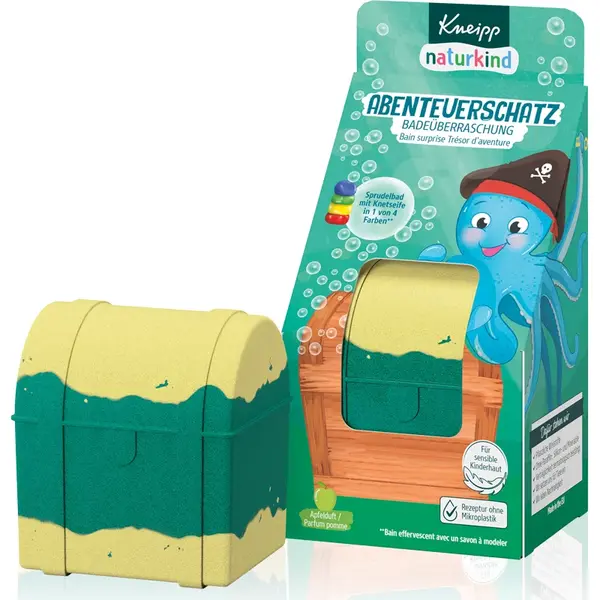 Kneipp Naturkind Mysterious Treasure bombă de baie pentru copii cu surpriză 1 buc