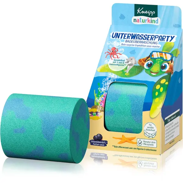 Kneipp Naturkind Underwater Party bombă de baie pentru copii cu surpriză 1 buc