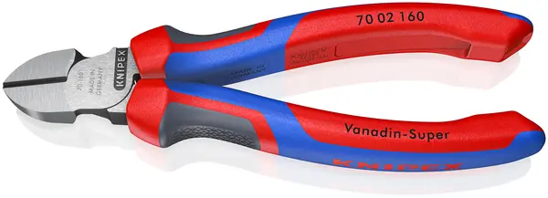 KNIPEX Tăietor Lateral șfic 70 02 160, Ergonomic, Tăișuri Precise 61 HRC