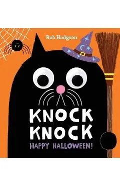 Knock Knock: Happy Halloween!: A Googly-Eyed Joke Book - Rob Hodgson