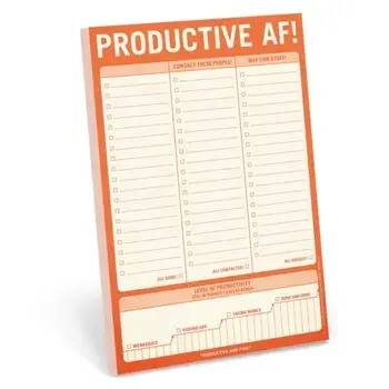 Knock Knock Productive AF! Pad/***