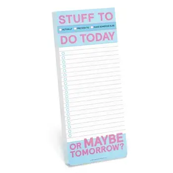 Knock Knock Stuff To Do Today Make-a-List Pads/***