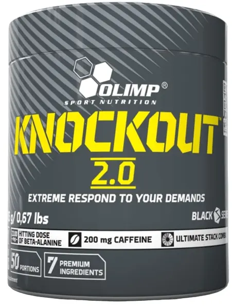 Knockout 2.0, punch de citrice, 305 g, Olimp