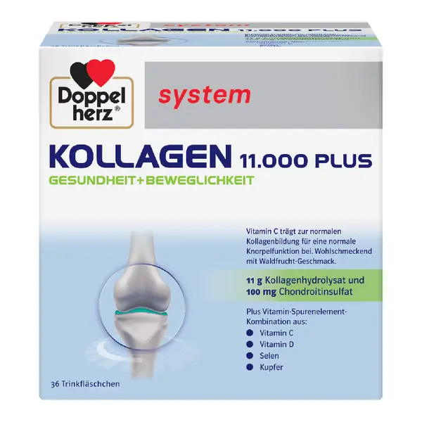 Kollagen 11.000 Plus, 36 flacoane unidoza, Doppelherz