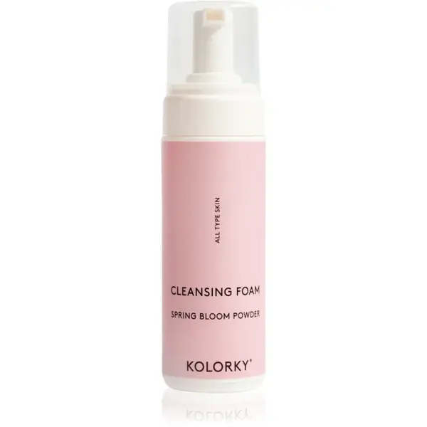 Kolorky Cleansing Foam demachiant spumant delicat Spring Bloom Powder 150 ml