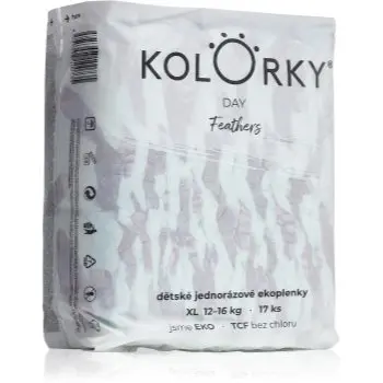 Kolorky Day Feathers scutece ECO de unică folosință