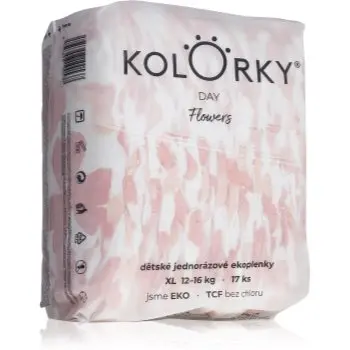 Kolorky Day Flowers scutece ECO de unică folosință