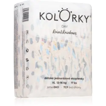 Kolorky Day Rain&Rainbow scutece ECO de unică folosință