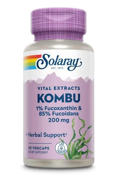 Kombu Fucoxanthin Solaray, 30 capsule, Secom