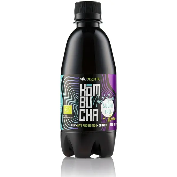 Kombucha cu Menta Indulcita cu Stevie Ecologica/Bio 330ml