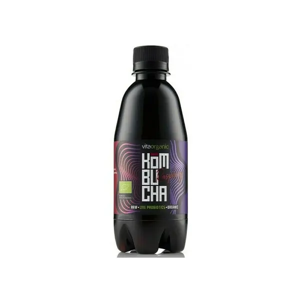 Kombucha cu zmeura bio 330ml Vita Organic