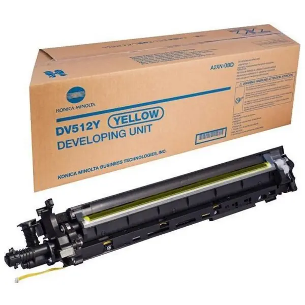 Konica Minolta Developer Konica Minolta DV-512Y | 600000 pag | Yellow | Bizhub C224/284/364
