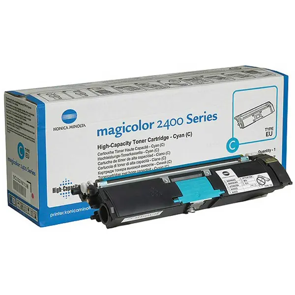Konica Minolta Toner de capacitate mare Konica Minolta Magicolor 2400/2500 cyan (4500 coli)
