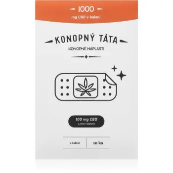 Konopný táta Patches 1000 mg CBD plasture termic cu CBD