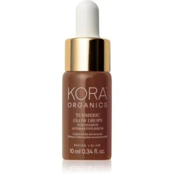 KORA Organics Turmeric Glow Drops ser cu efect iluminator cu niacinamidă