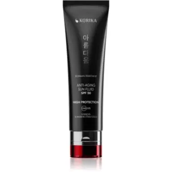 KORIKA Korean Heritage Ginseng & Marine Stem Cells Anti-aging Sun Fluid SPF 50 protective fluid împotriva îmbătrânirii pielii