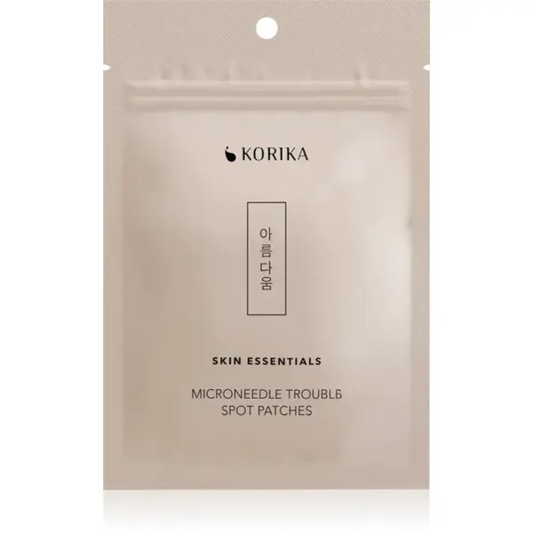 KORIKA Skin Essentials Microneedle Trouble spot patches plasturi pentru piele problematică impotriva acneei 9 buc