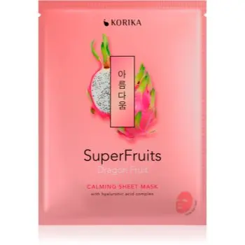 KORIKA SuperFruits Dragon Fruit - Calming Sheet Mask mască textilă calmantă