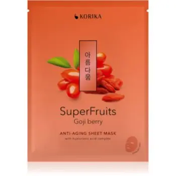 KORIKA SuperFruits Goji Berry - Anti-aging Sheet Mask Masca faciala cu efect de intinerire