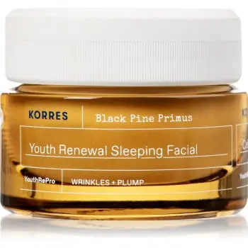 Korres Black Pine Primus crema de noapte pentru fata anti-imbatranire