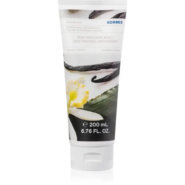 Korres Mediterranean Vanilla Blossom loțiune de corp hidratantă cu ulei de migdale 200 ml