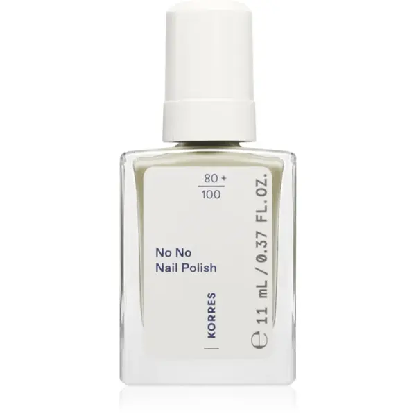 Korres No No Nail Polish lac de unghii pentru ingrijire culoare 82 Mint Green 11 ml