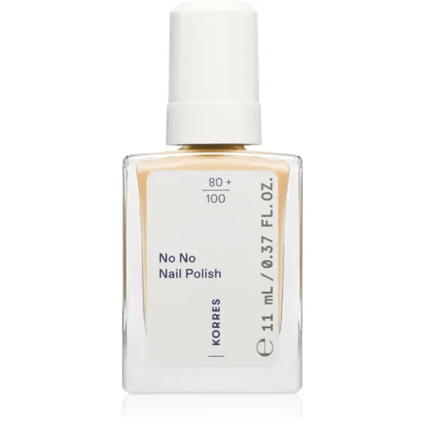 Korres No No Nail Polish lac de unghii pentru ingrijire culoare 32 Pastel Yellow 11 ml
