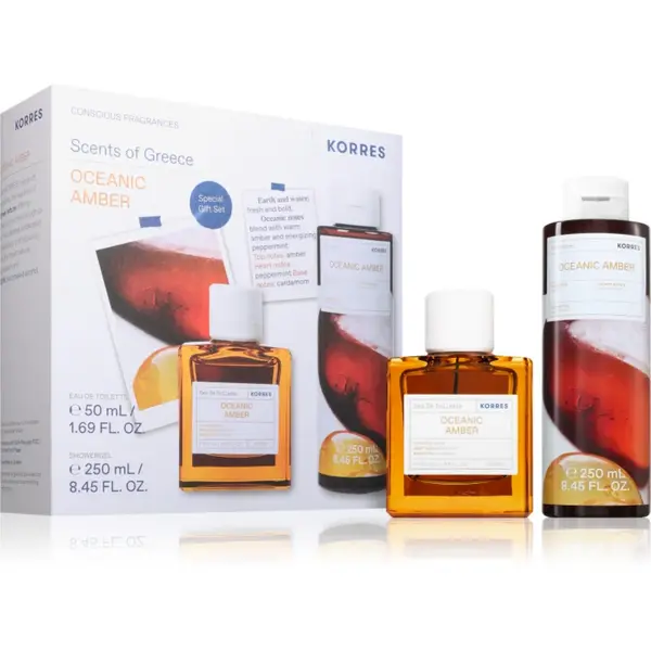 Korres Oceanic Amber set cadou pentru barbati