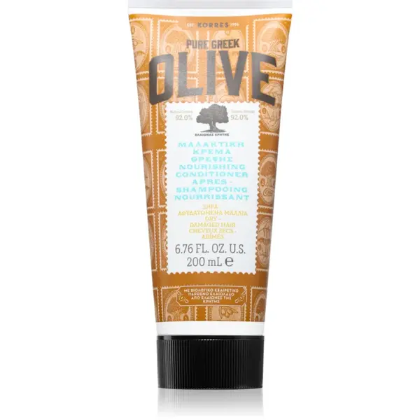 Korres Pure Greek Olive Balsam pentru păr uscat și deteriorat. 200 ml
