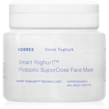 Korres Smart Yoghurt™ Probiotic SuperDose Face Mask mască hidratantă răcoritoare cu probiotice