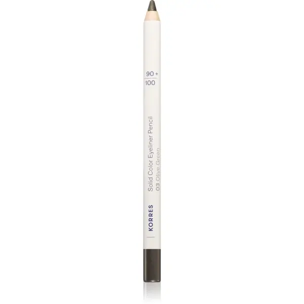 Korres Solid Color Eyeliner Pencil dermatograf cremos culoare Olive Green 1.2 g