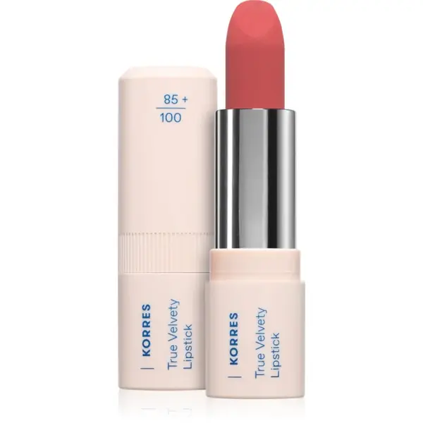 Korres True Velvety Lipstick ruj cremos cu finisaj satinat culoare 16 Blush Pink 3 g