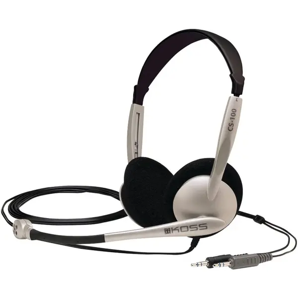 Koss Casti Koss CS100 BX V2, on-ear, cu microfon, 3.5mm, 32 Ohm