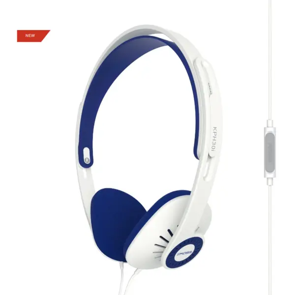 Koss Casti On-Ear Koss KPH30iW, cu fir, Microfon, Alb
