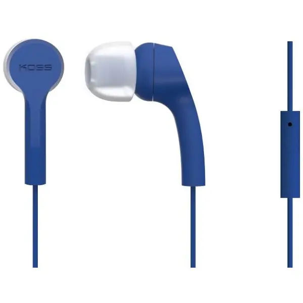 Koss Koss KEB9iB SBS Headphones, In-Ear, Wired, Microphone, Blue