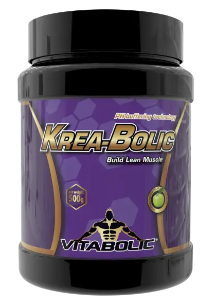 Krea-Bolic cu aroma Green Apple, 500g, Vitabolic