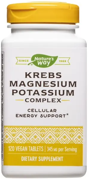 Krebs Magnesium Potassium, 120 tablete, Nature’s Way