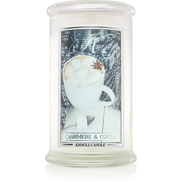 Kringle Candle Cashmere & Cocoa lumânare parfumată 624 g