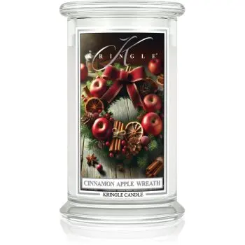 Kringle Candle Cinnamon Apple Wreath lumânare parfumată