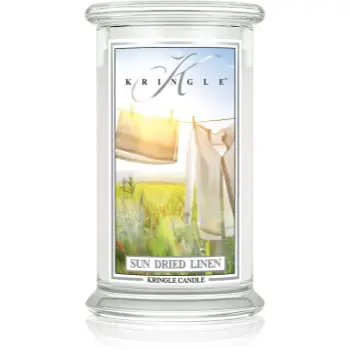 Kringle Candle Classic Sun Dried Linen lumânare parfumată