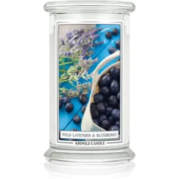 Kringle Candle Classic Wild Lavender & Blueberry lumânare parfumată