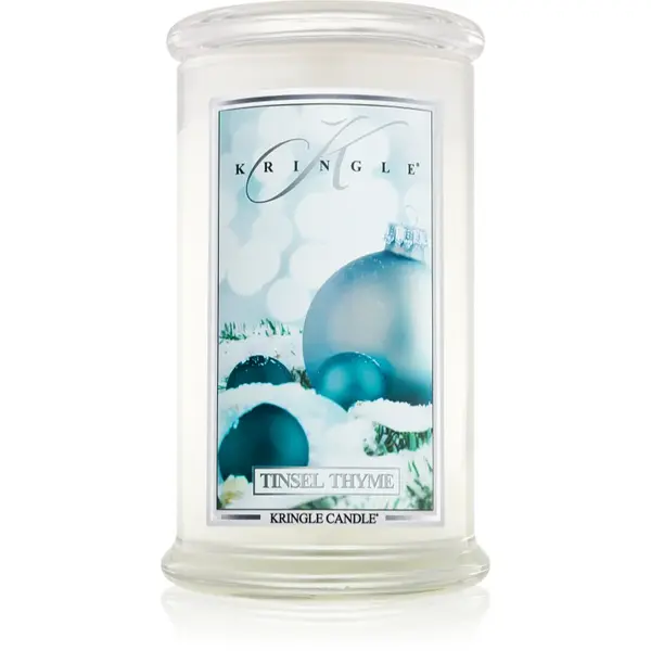 Kringle Candle Tinsel Thyme lumânare parfumată 624 g