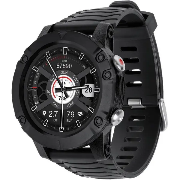Kruger&Matz Ceas inteligent Activity Tracker Kruger&Matz KM0720, 1,32, GPS, Bluetooth, Waterproof, IP68, Negru